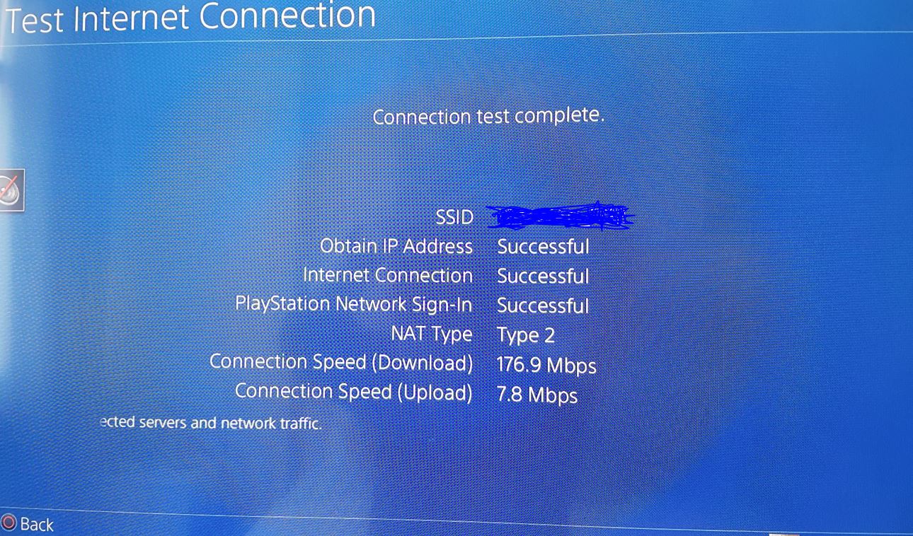 psn internet speed