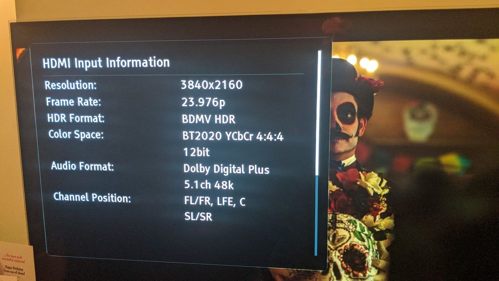NetFlix UHD HDR 23.976p