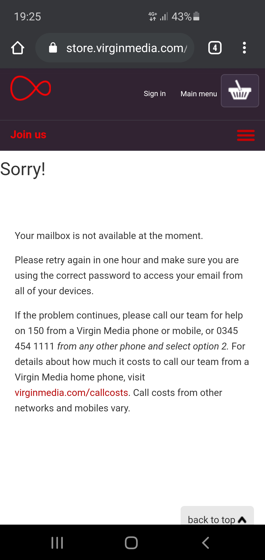 Solved Email Problems Virgin Media Community 4270723 