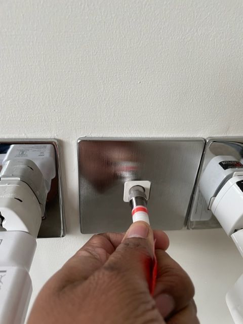 Isolator is not going into Wall Socket