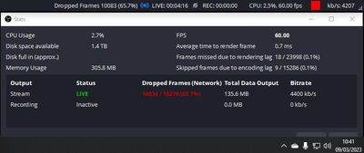 20230309 - Virgin Media - Internet Issues - OBS Studio Dropped Frames Numbers with Date (6k 1080p 60fps).jpg