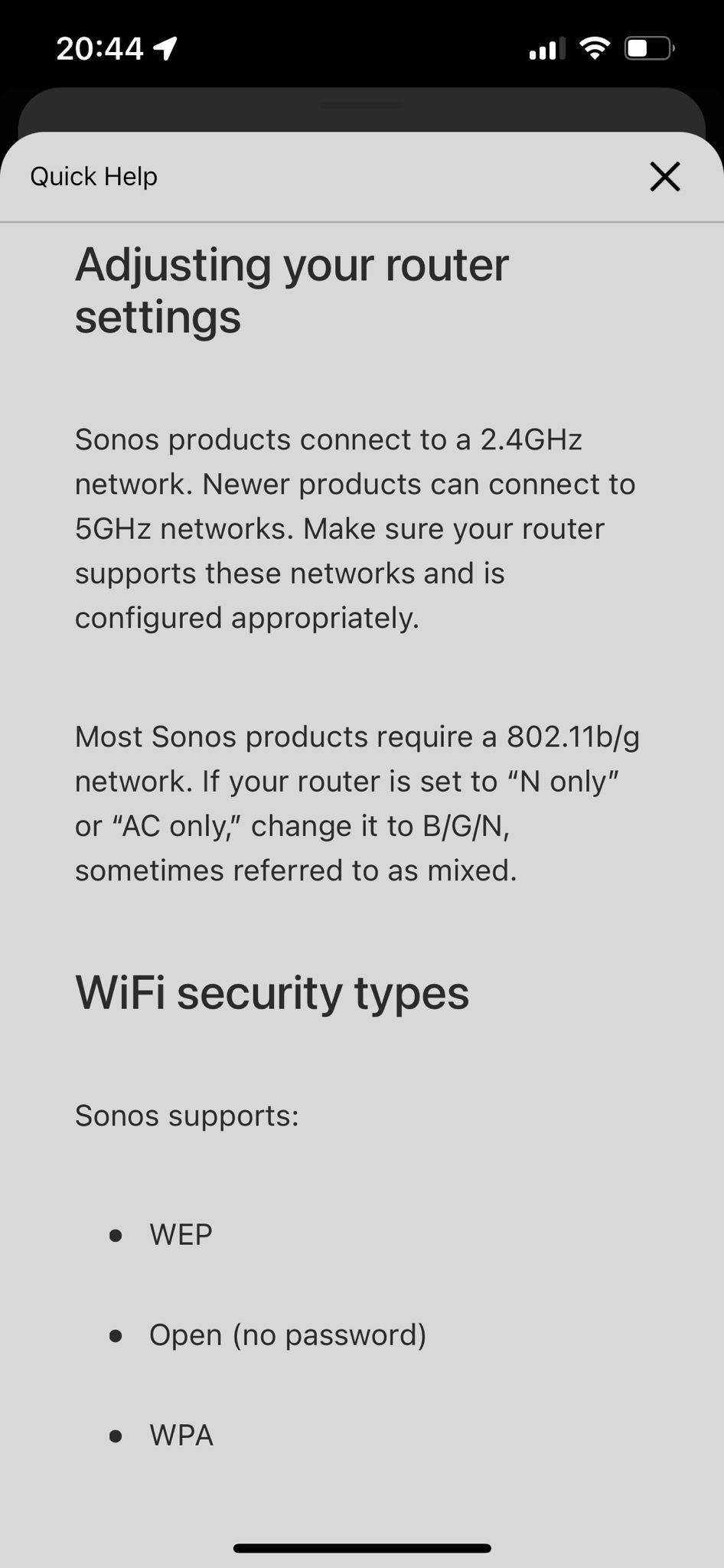 Connecting Sonos to Virgin broadband - Virgin Media Community - 5336654