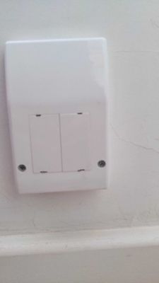 1. wall socket (front)