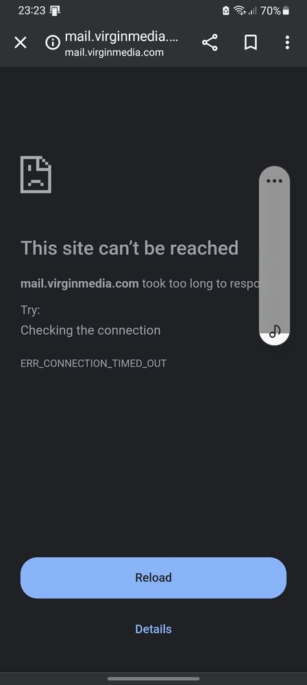 Can't access my virgin emails from my android phon... - Virgin Media ...