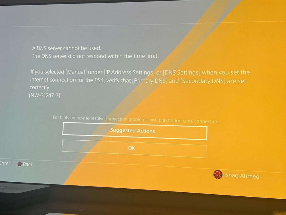 Easy Wifi Setup - DNS Error