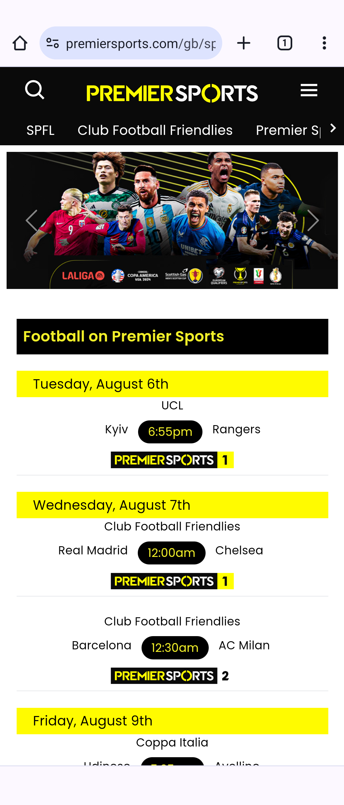 EPG not updated on Premier Sports Virgin Media Community 5551723