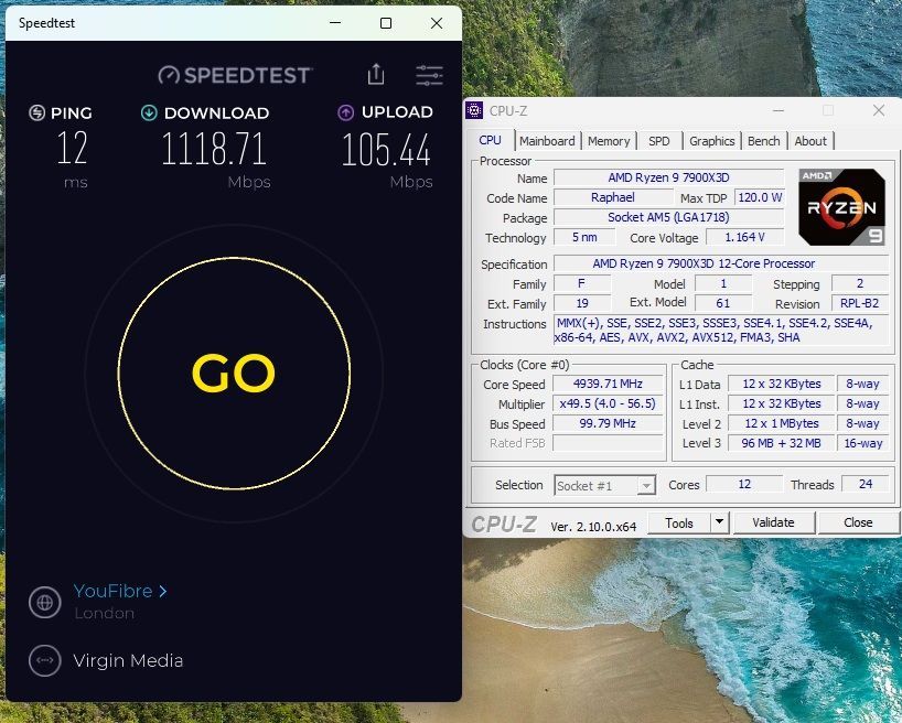 Hub 5 Speedtest