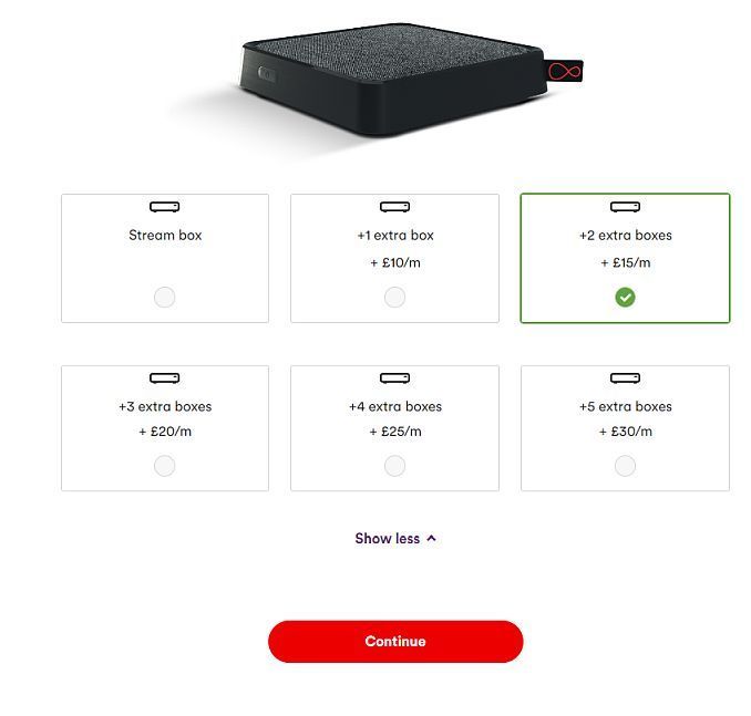 extra stream boxes