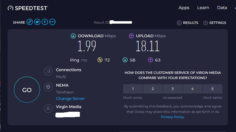 Without VPN
