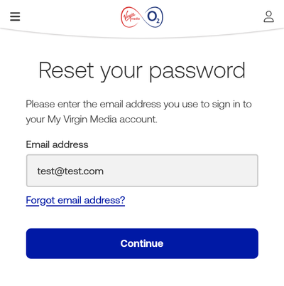 No dash allows me to press continue.